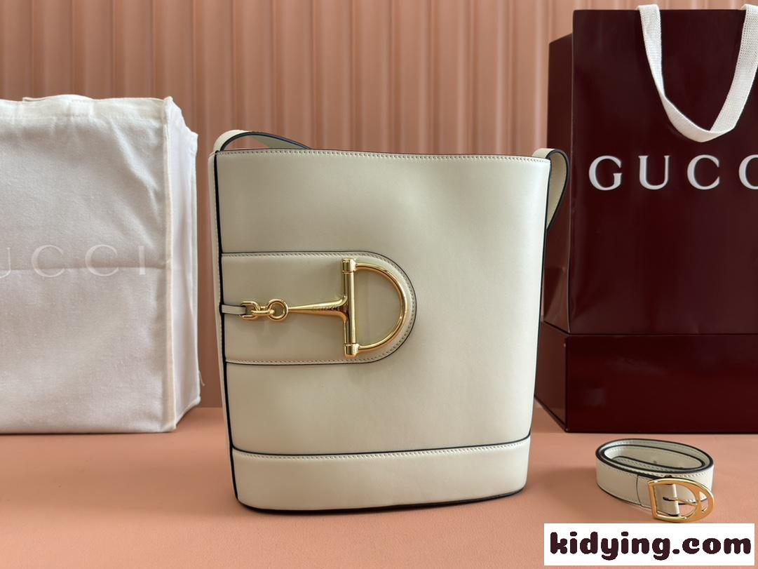 Gucci 73 ミディアム バケットバッグ グッチ バッグ スーパーコピー 833660 ホワイト-1
