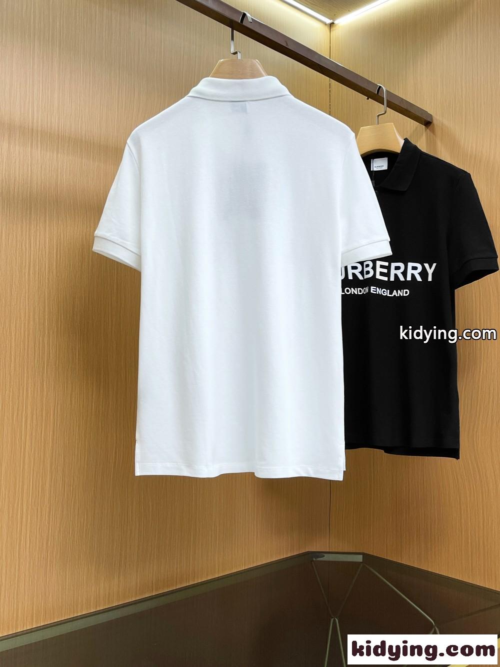 バーバリー Tシャツ コピー 半袖 ポロシャツ おしゃれ 人気 ロゴプリント コットンピケ-1
