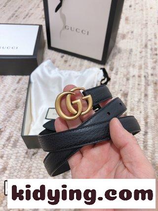 ダブルG スリムベルト グッチ ベルト スーパーコピー レディース-3