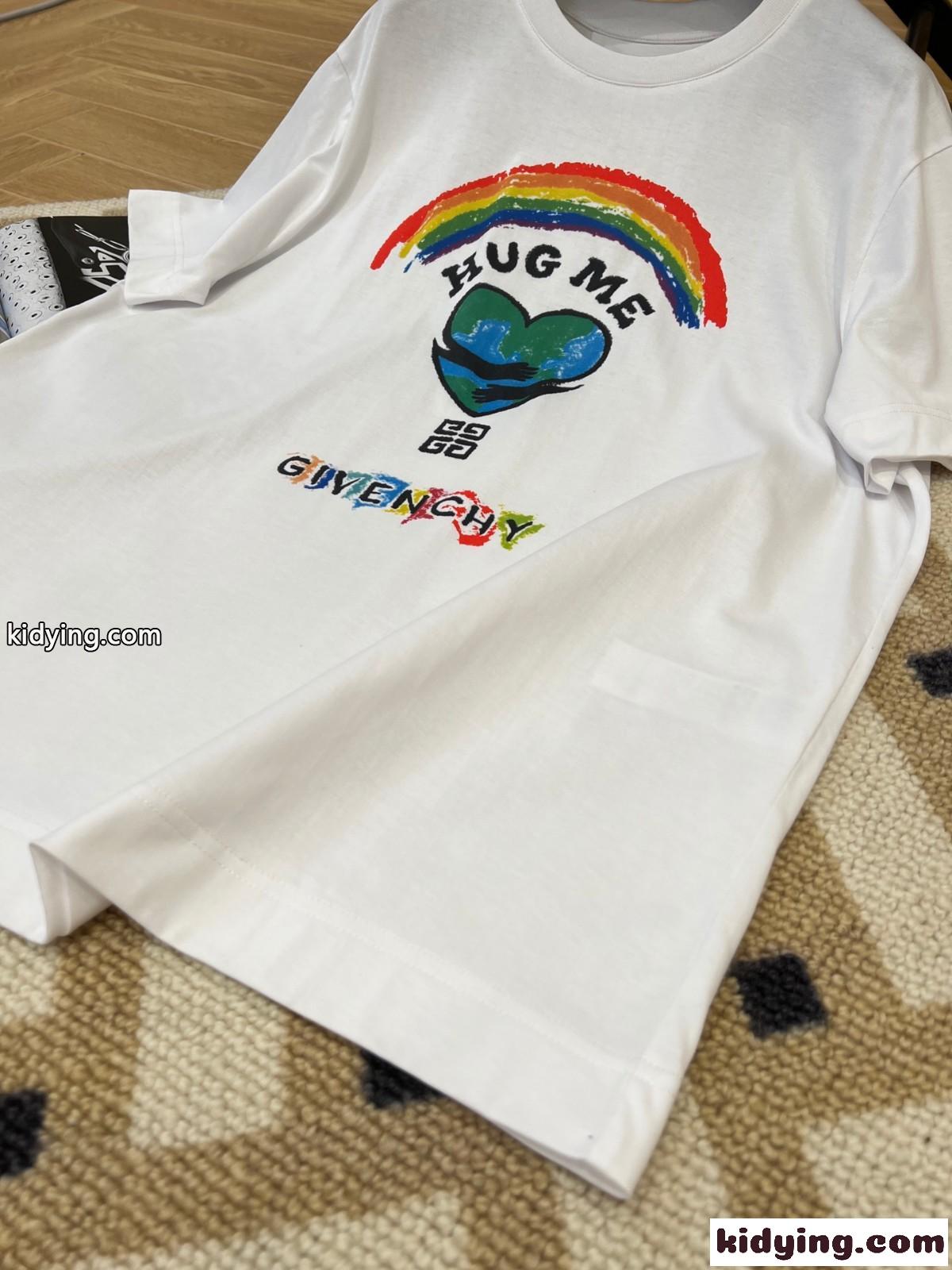 ユニセックス 春夏 人気 新作 プリント 着心地いい ジバンシィ Tシャツ コピー 半袖 トップス おしゃれ カジュアル-3