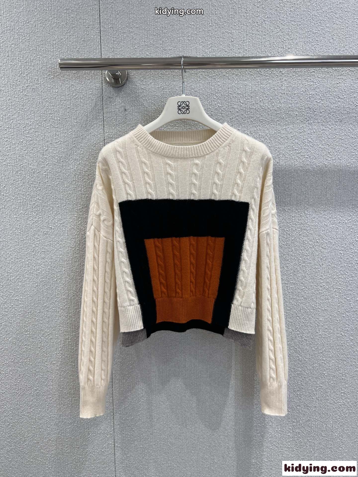 LOEWE x Albers*ウールセーター ロエベ セーター コピー ショート丈-0
