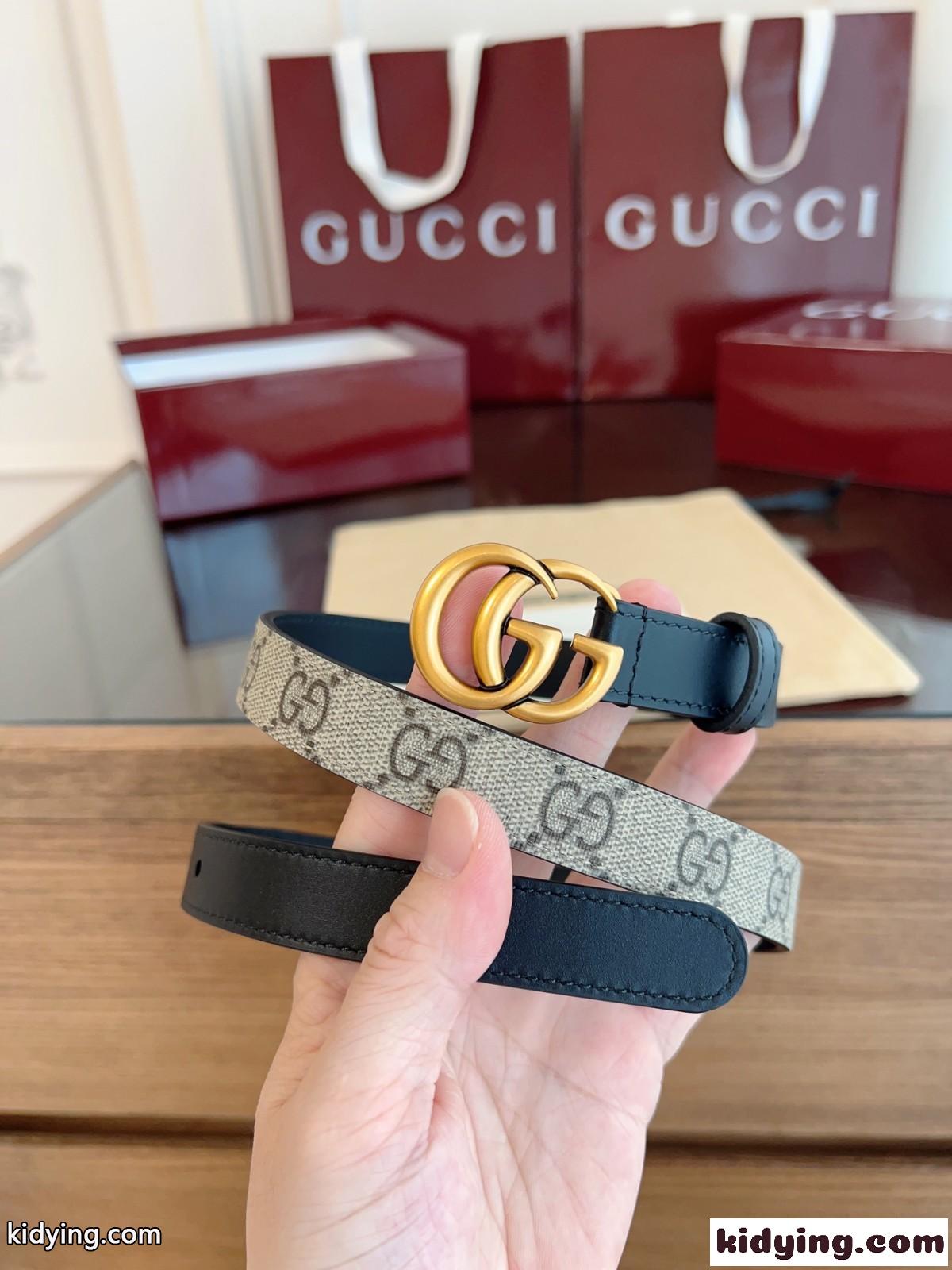 カジュアル 洗練された グッチ スーパーコピー GGキャンバス＆レザー ベルト-0