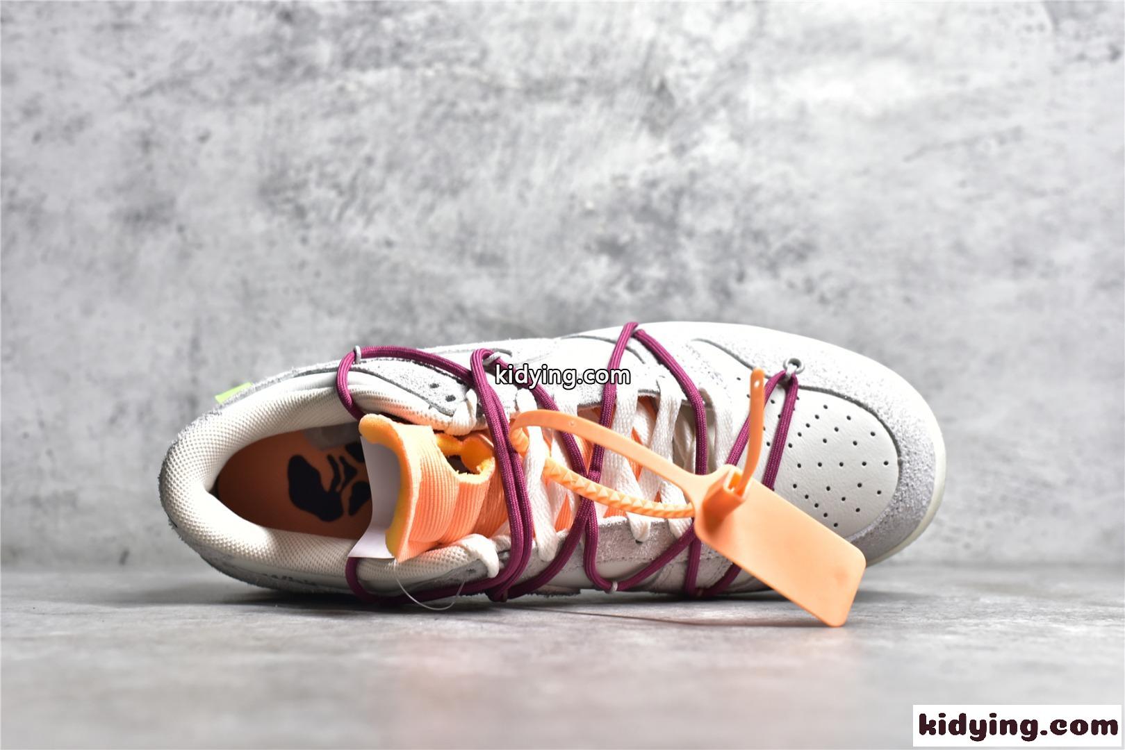 大人気！ユニセックス NIKE X OFF-WHITE DUNK LOW オフホワイト スニーカー コピー-1