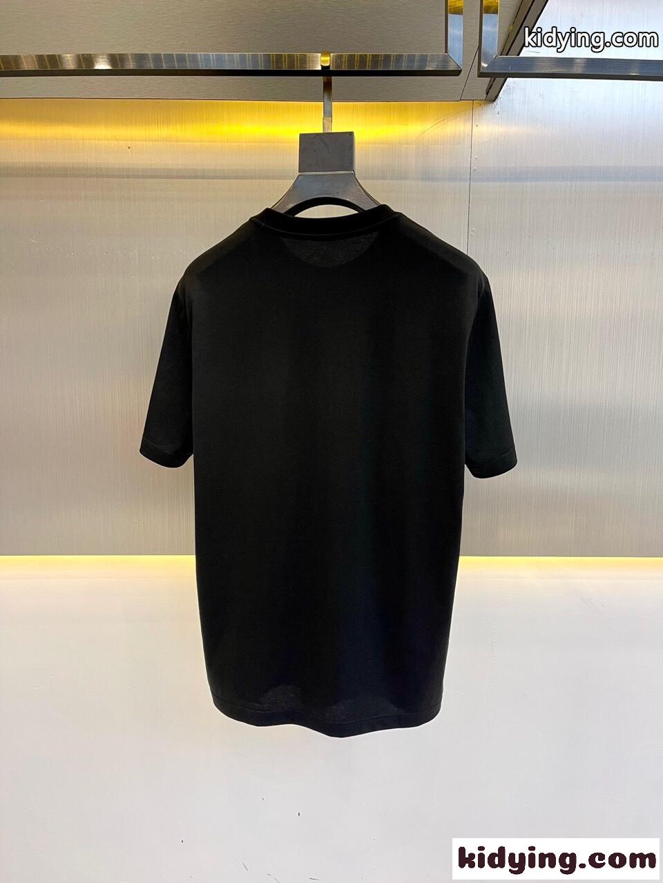 洗練された ロゴプリント コットン 半袖Tシャツ ヴァレンティノ Tシャツ コピー メンズ-4