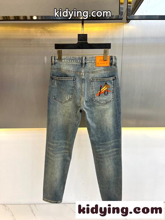 カジュアル 合わせやすい エルメス ジーンズ コピー メンズ デニムパンツ-1
