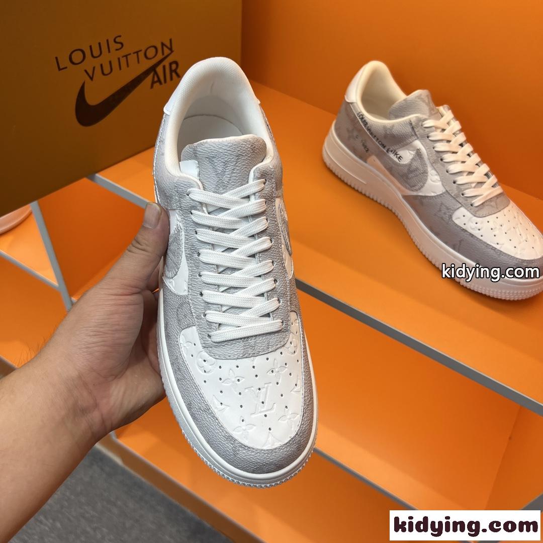 LV x OFF-WHITE x Nike メンズ おしゃれ 人気 オフホワイト スニーカー コピー スポーツシューズ-4
