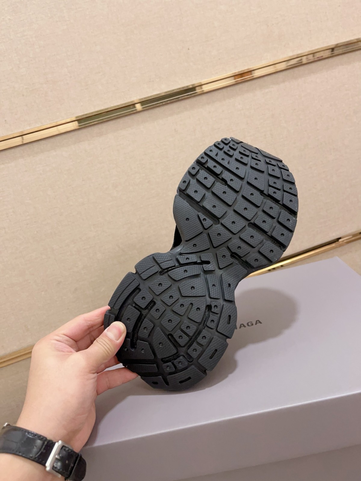 カジュアル メンズ 3XL サンダル バレンシアガ サンダル スーパーコピー ブラック-5
