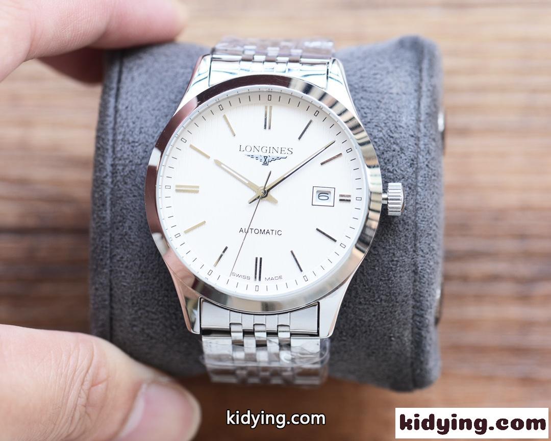 シンプル ビジネス 上品 人気 ロンジン 時計 コピー 腕時計 40mm 日付表示-0