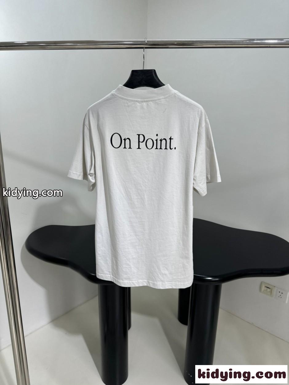 カジュアル コットン 半袖Tシャツ バレンシアガ Tシャツ コピー ユニセックス-2