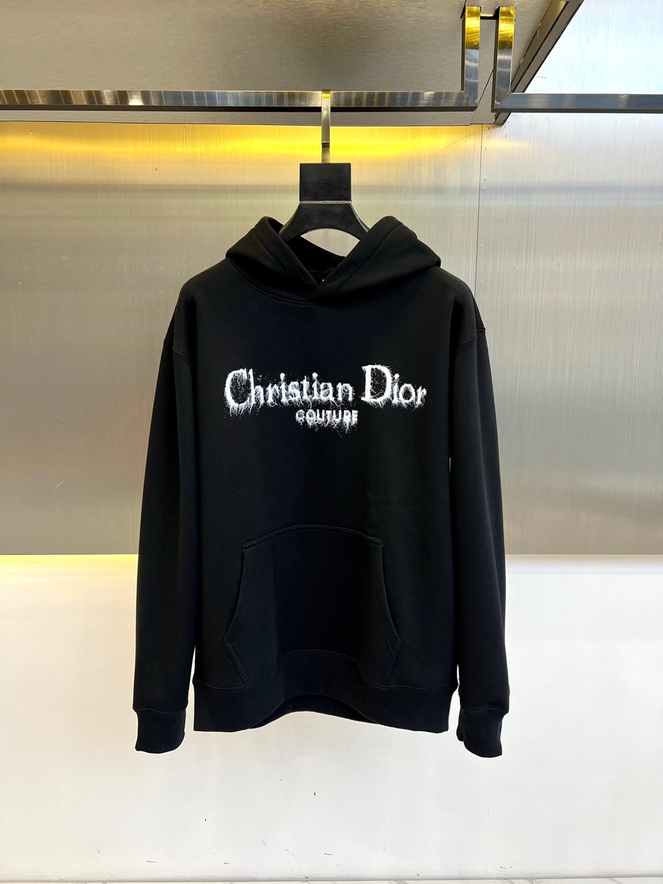Christian Dior Couture フード付きスウェットシャツ クリスチャン・ディオール パーカー コピー ブラック-0