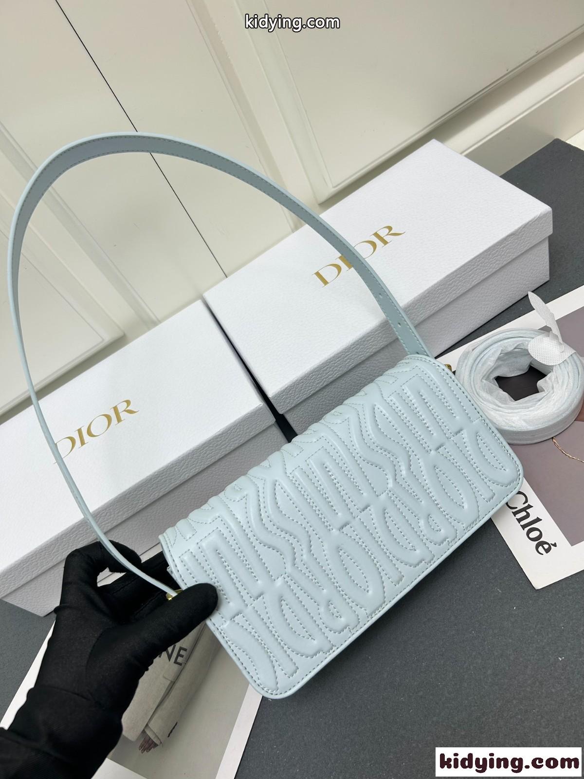 Miss Dior フラップバッグ クリスチャン・ディオール バッグ コピー ブルー-2