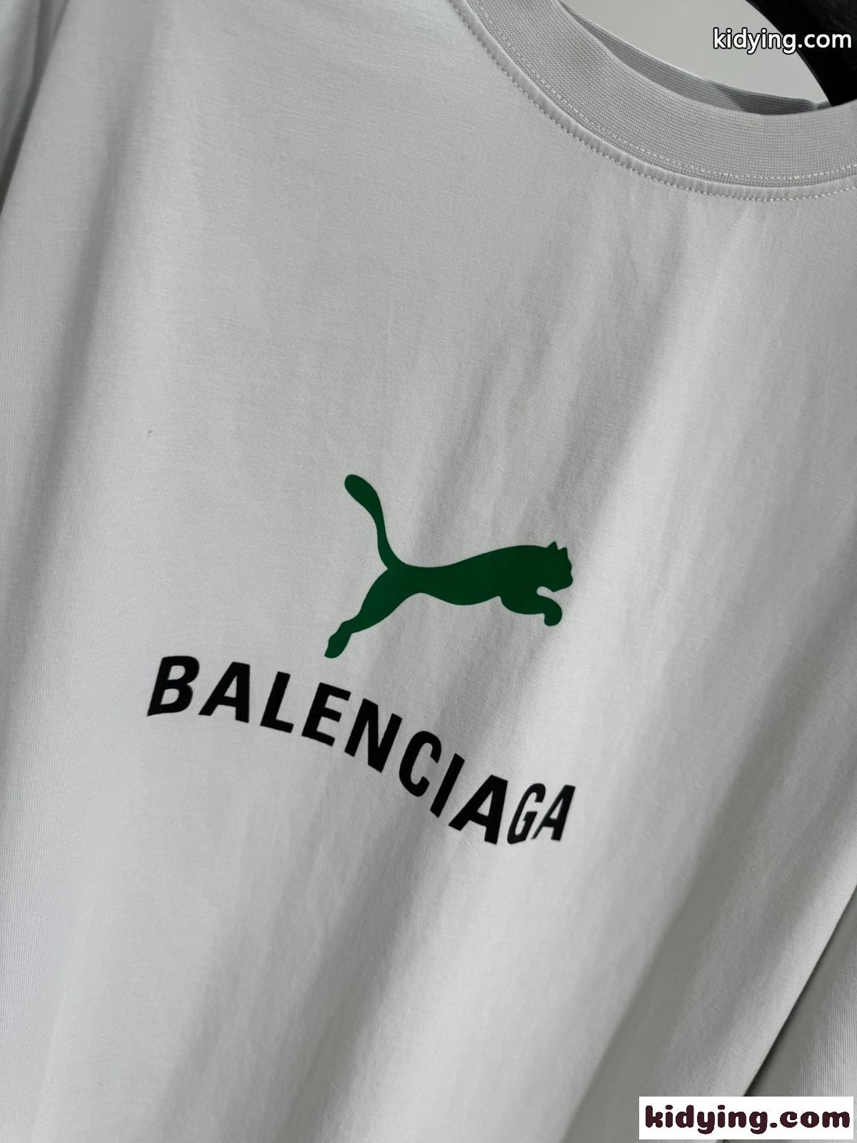 BALENCIAGA×Puma オーバーサイズTシャツ スーパーコピー ホワイト-1