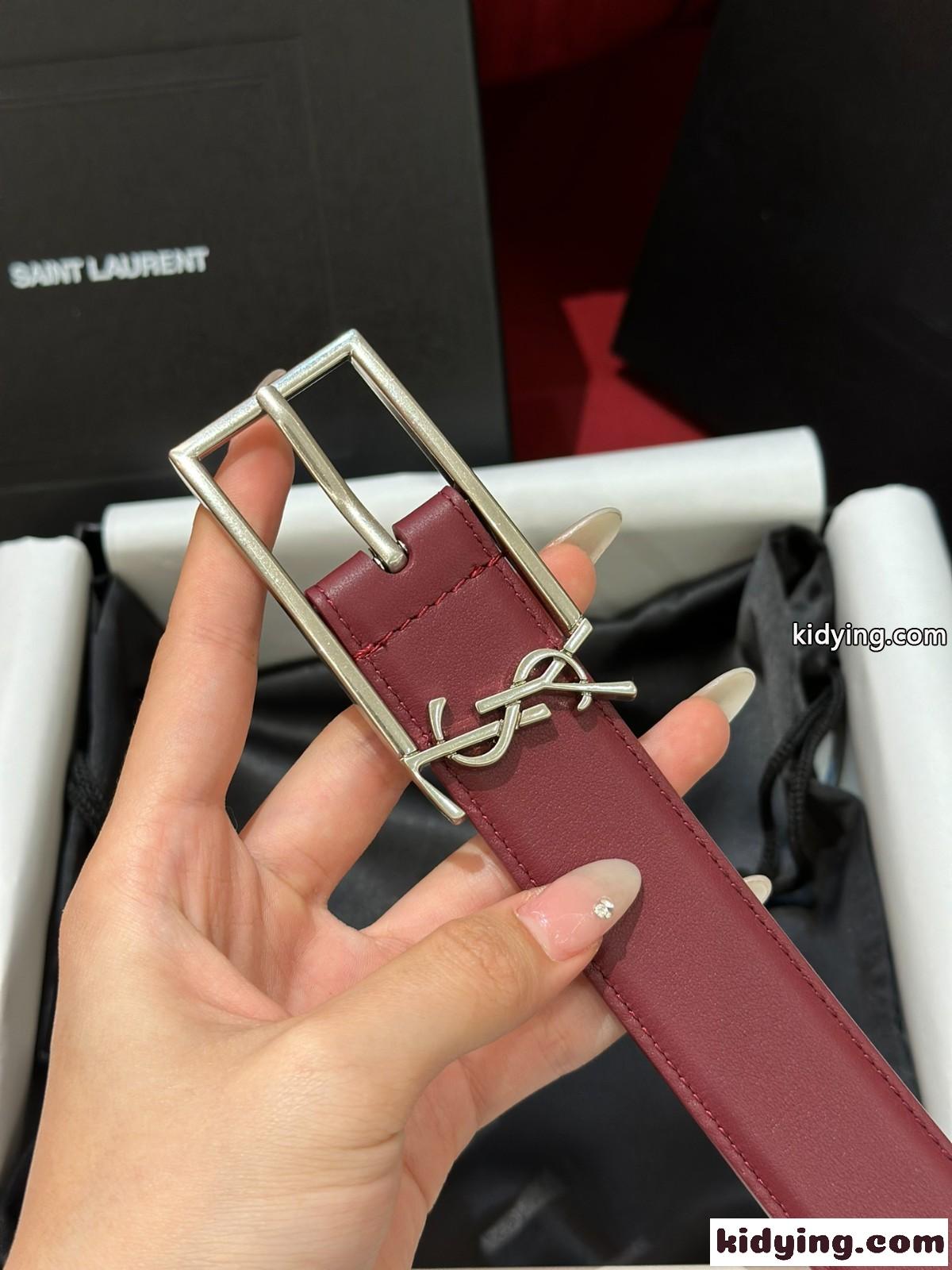 イヴ・サンローラン ベルト コピー 人気 合わせやすい YSL レザーベルト エレガント-3