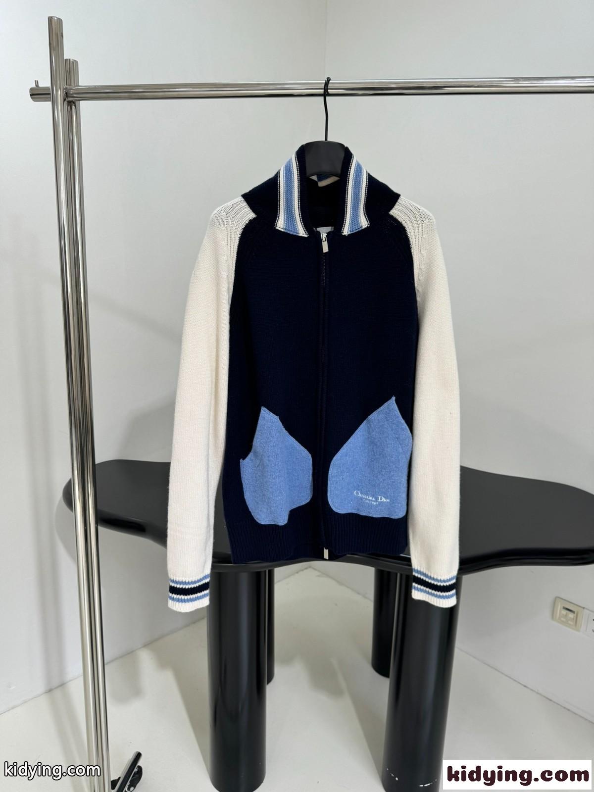 Christian Dior Couture Lily of the Valley カレッジカーディガン クリスチャン・ディオール コピー ユニセックス-2