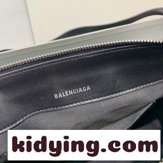 Balenciag帆布トートバッグ 帆布に牛革,大容量のバッグ バレンシアガ バック 安い コピー-4