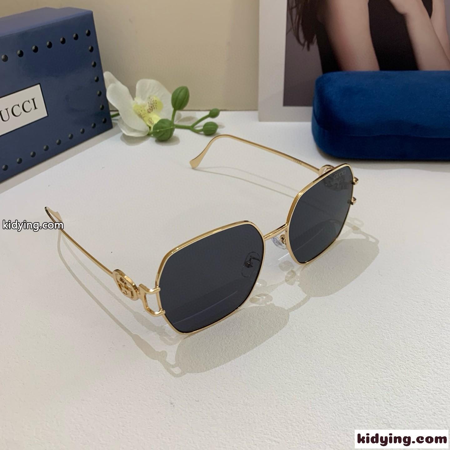 洗練された エレガント アイウェア グッチ サングラス 偽物 ユニセックス-2