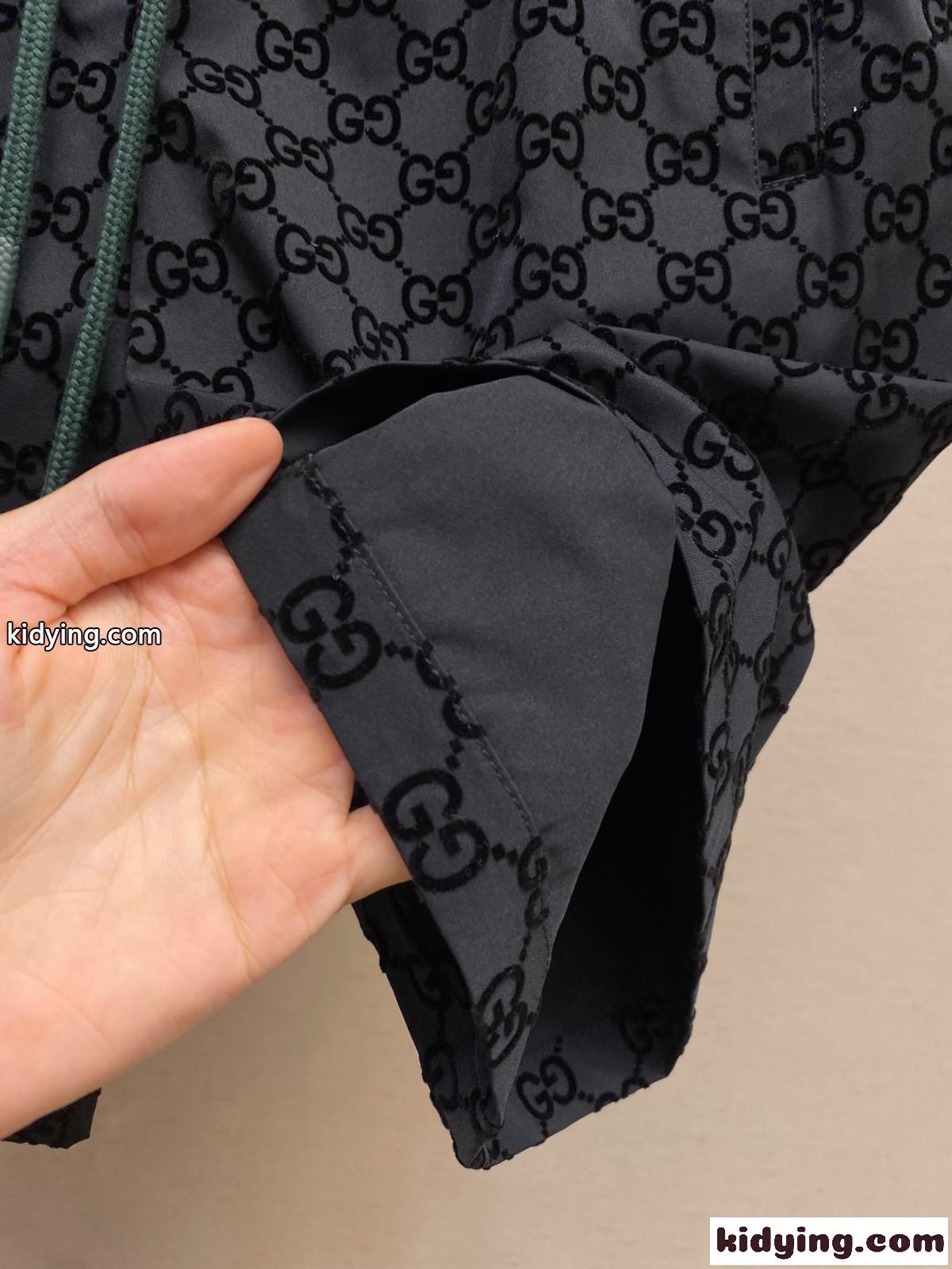 カジュアル 上品 GG ショートパンツ グッチ パンツ 偽物 ブラック-3