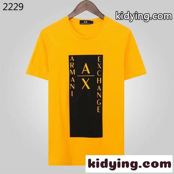 定番 クルーネック プリント アルマーニ tシャツ コピー 半袖 春夏 合わせやすい トップス-4