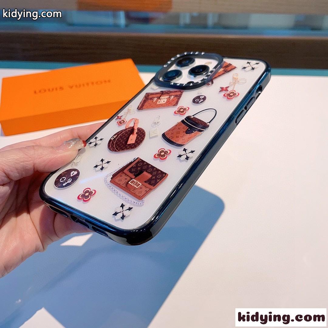 おしゃれ 可愛い プリント アクリルケース ルイ・ヴィトン アイフォンケース コピー スマホケース-4
