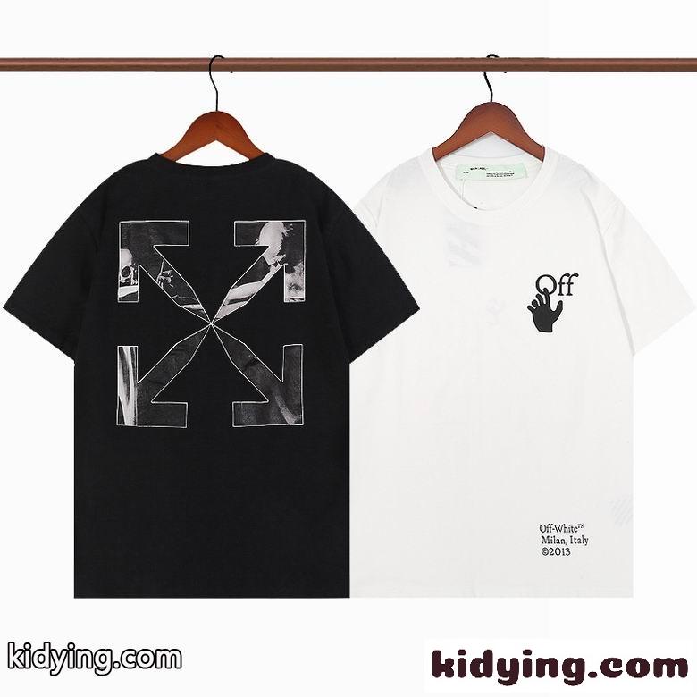 シンプル お洒落 クルーネック 定番 人気 オフホワイト 半袖Tシャツ コピー かっこいい カジュアル 快適-0