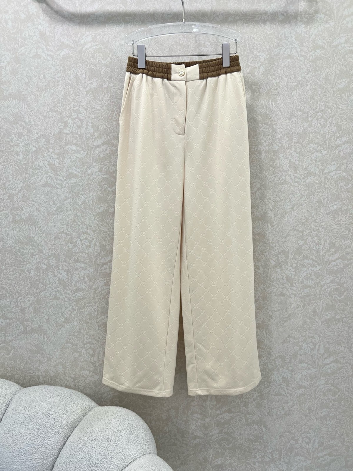 上品 カジュアル GG ロングパンツ グッチ パンツ コピー レディース ホワイト-0