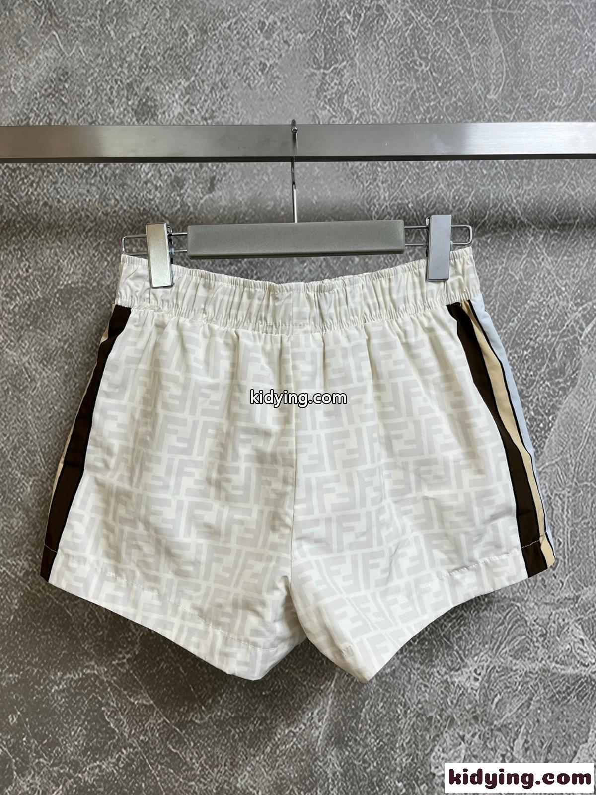 お洒落 人気 ウエストゴム リバーシブル ショートパンツ フェンディ パンツ コピー レディース-0