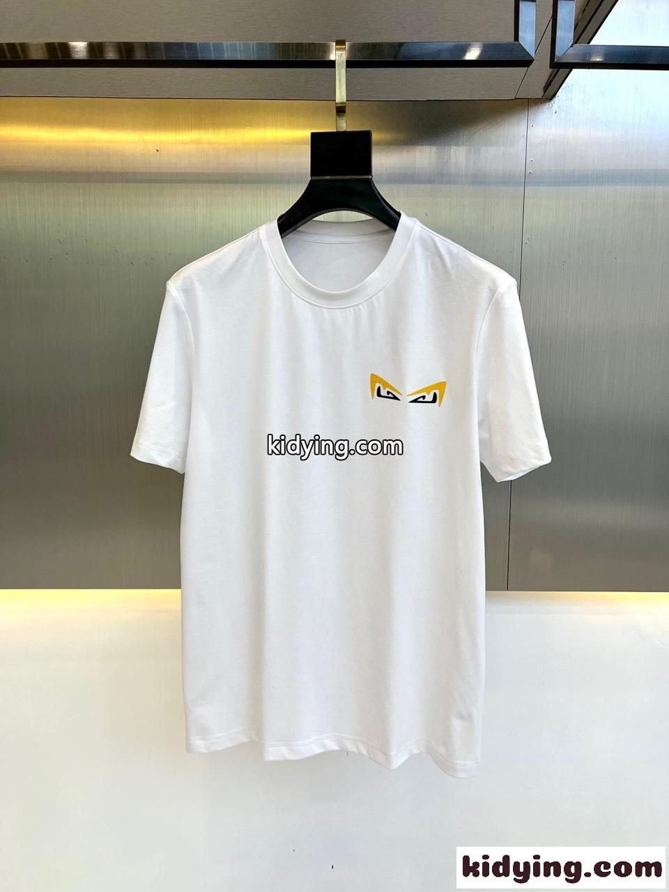 フェンディ Tシャツ コピー メンズ ファッション クルーネック 半袖 トップス-0