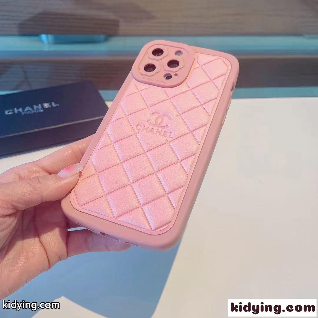シャネル アイフォンケース コピー 人気 ピンク スマホケース Phoneケース カバー スリム-3