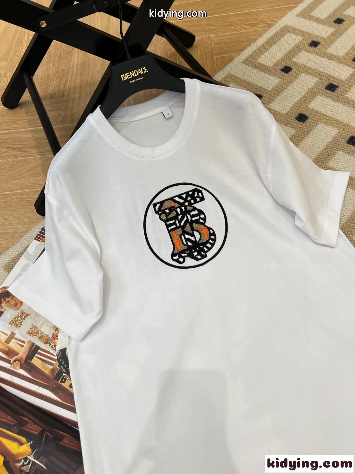 バーバリー Tシャツ コピー 半袖 モノグラムモチーフ コットン オーバーサイズTシャツ-3