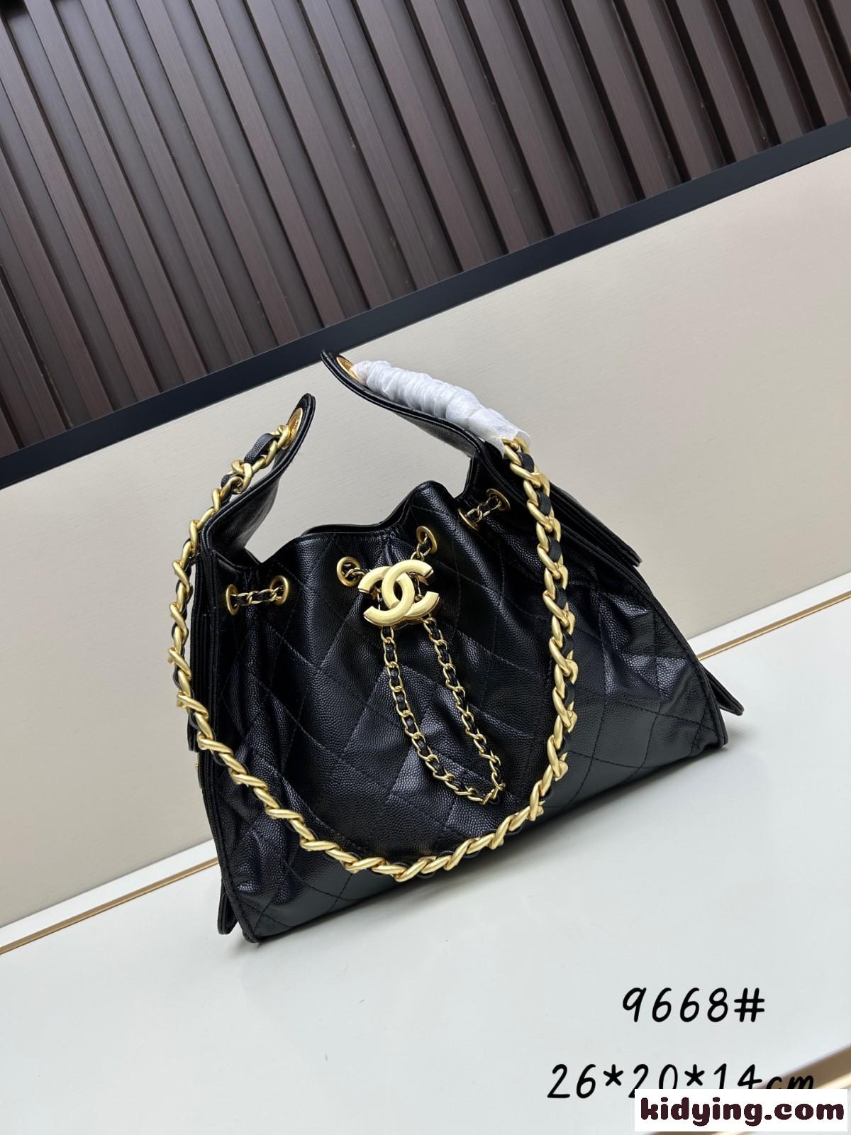 CHANEL25 ホーボーバッグ スモール シャネル バッグ コピー ブラック-1