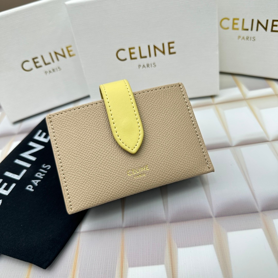 セリーヌ CELINE アコーディオン カードホルダー 偽物 人気 ロゴ-0