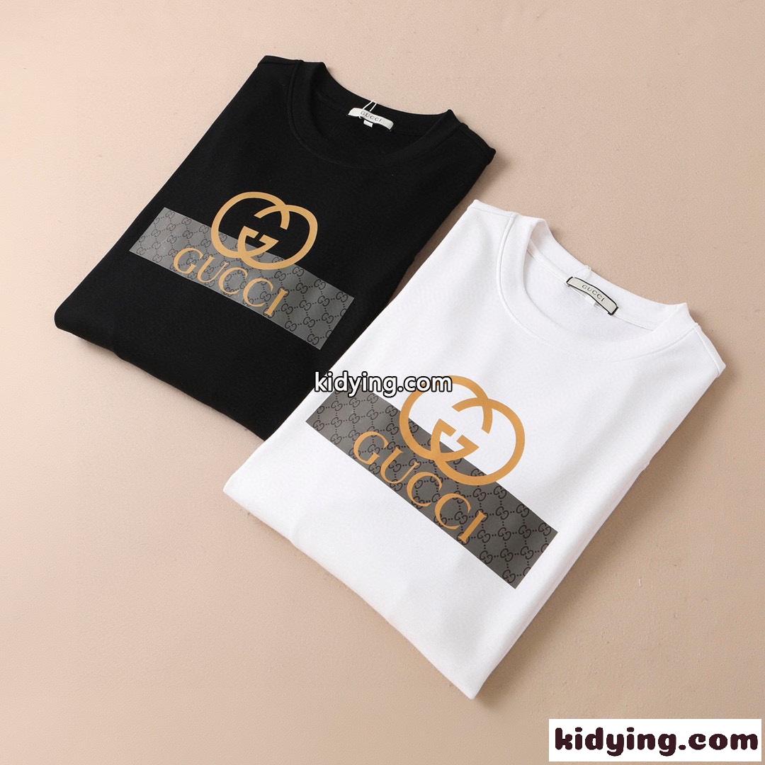 シンプル 秋冬 メンズ 裏起毛 プリント プルオーバー ラウンドネック長袖tシャツ グッチ コピー-1