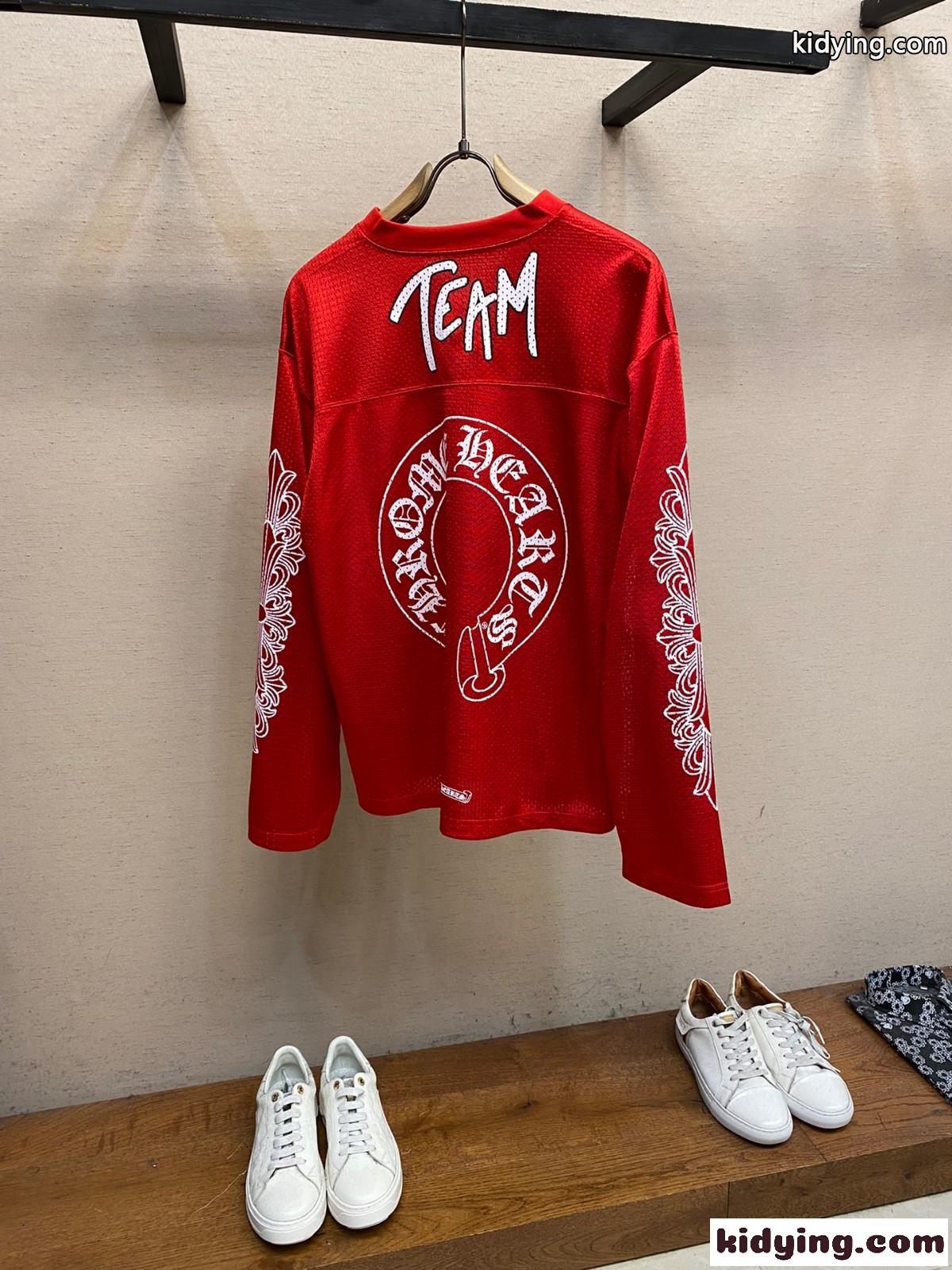 カジュアル ストリート メッシュ ホッケーTシャツ クロムハーツ Tシャツ コピー-1