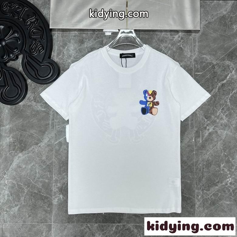 クロムハーツ tシャツ コピー おしゃれ カジュアル 人気 定番 プリント クルーネック 半袖 トップス 快適-1