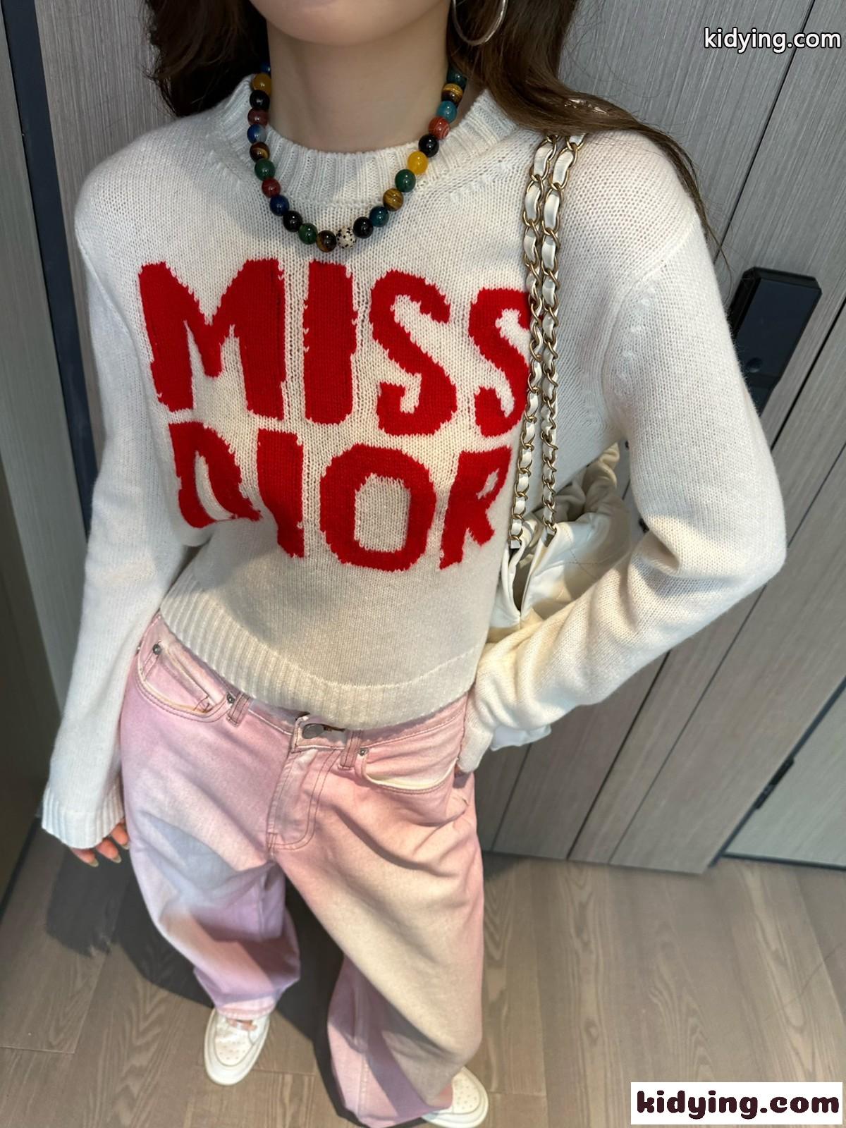 Miss Dior クルーネックニット クリスチャン・ディオール セーター コピー-4