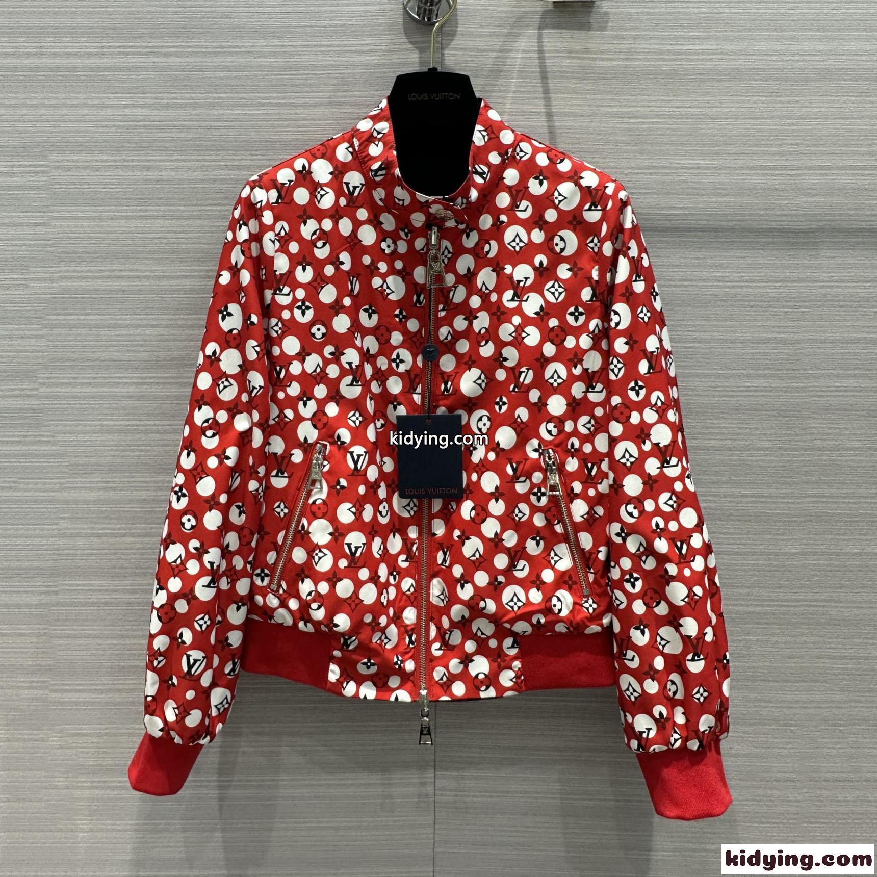 激安新作~LV × YK リバーシブル インフィニティ ドット ボンバージャケット ルイ・ヴィトン ジャケット コピー-0