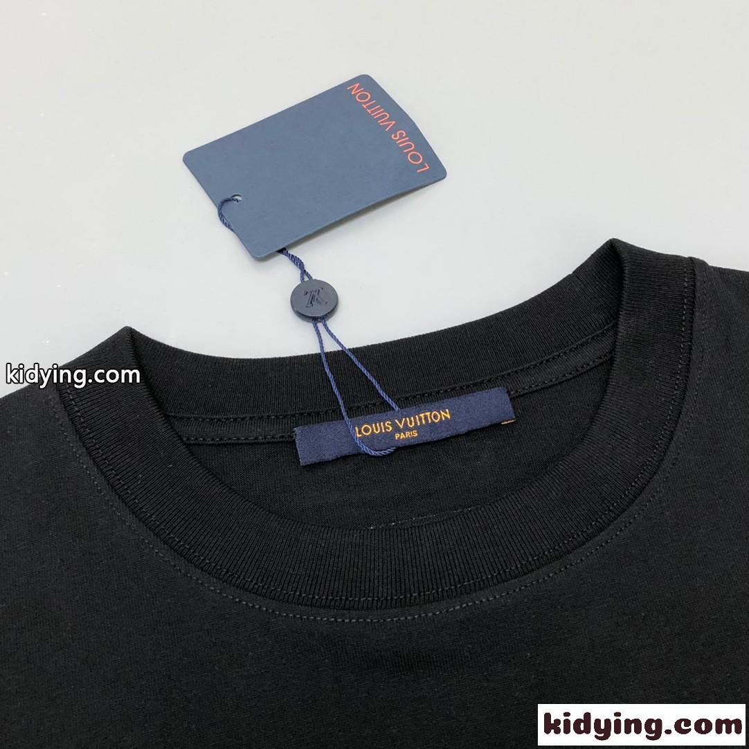 モノグラムコミックスインターシャショートスリーブクルーネック ルイ・ヴィトン Tシャツ コピー メンズ-2