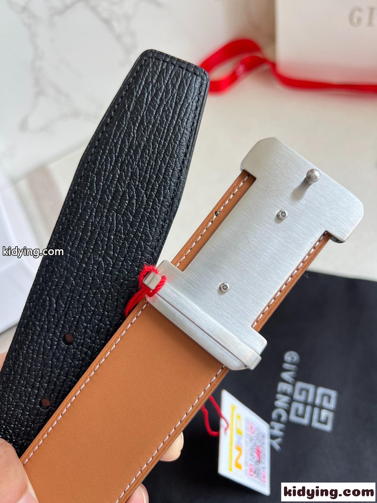 シンプル 合わせやすい レザーベルト ジバンシィ ベルト コピー 3.5cm-4