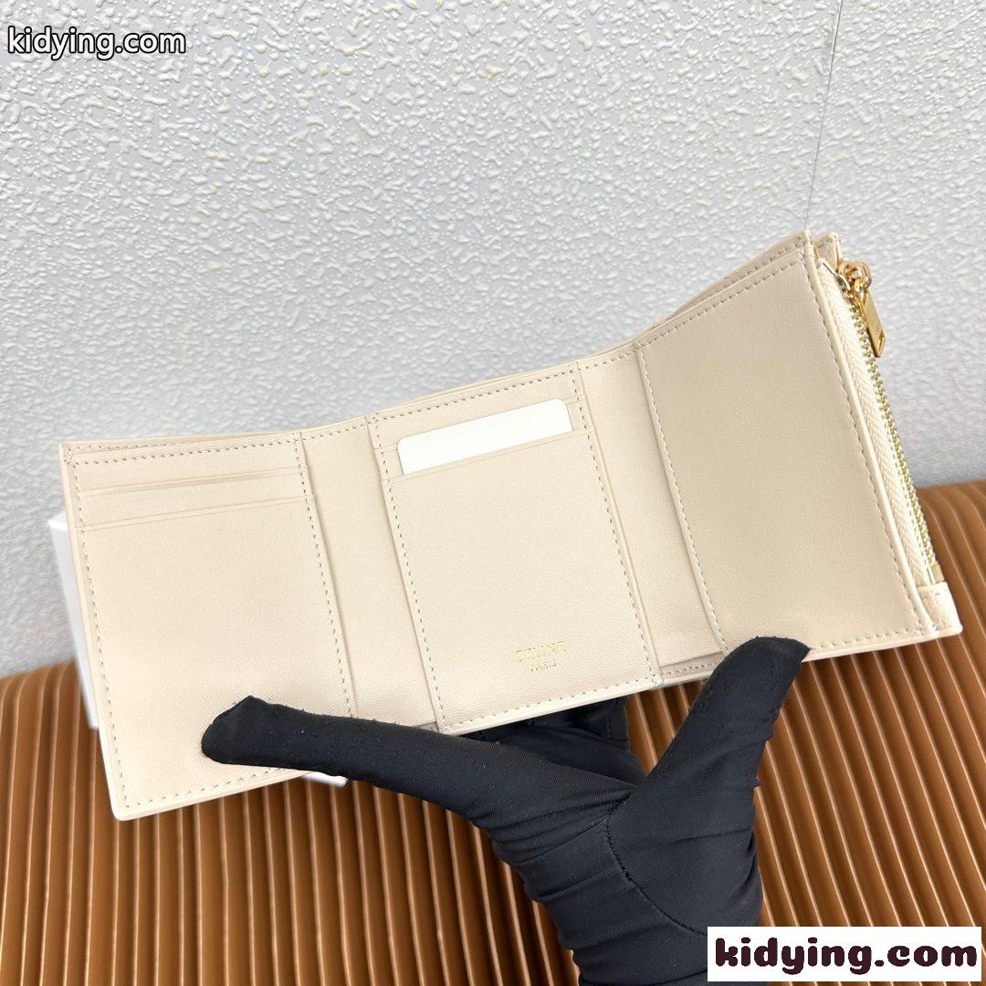 ファインウォレット CELINE ヴィクトワール セリーヌ 財布 コピー ホワイト-3
