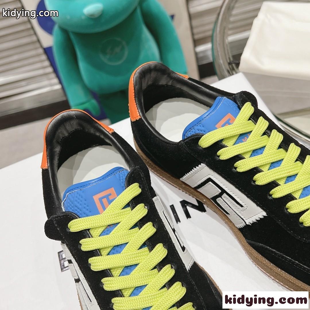 Balmain Swan スニーカー バルマン スニーカー スーパーコピー レザー＆スエード-2