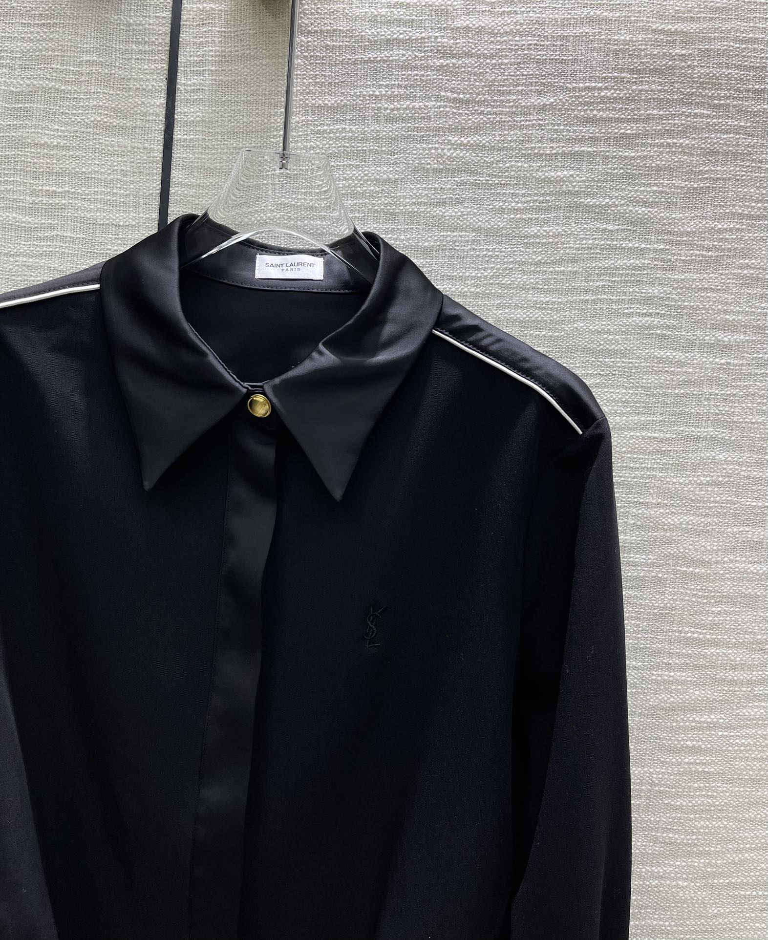 洗練された おしゃれ クロップド イヴ・サンローラン シャツ コピー レディース-0