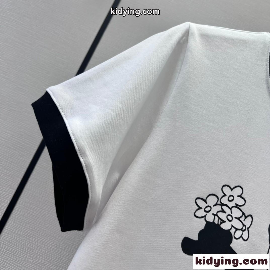 Givenchy x ディズニーコラボ オズワルド プリント ジバンシィ Tシャツ コピー 半袖-4