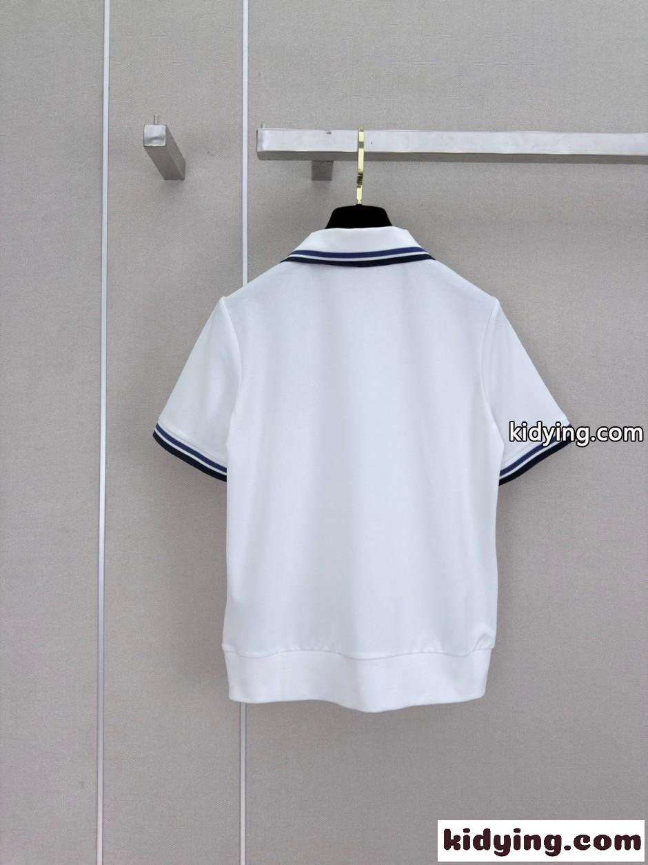 カジュアル 可愛い ポロベア コットン ポロシャツ ラルフローレン Tシャツ 偽物 ホワイト-3