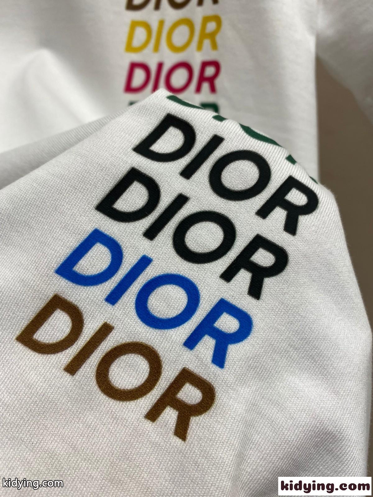 人気 おしゃれ ロゴ入り クリスチャン・ディオール Tシャツ コピー 半袖Tシャツ ホワイト-4