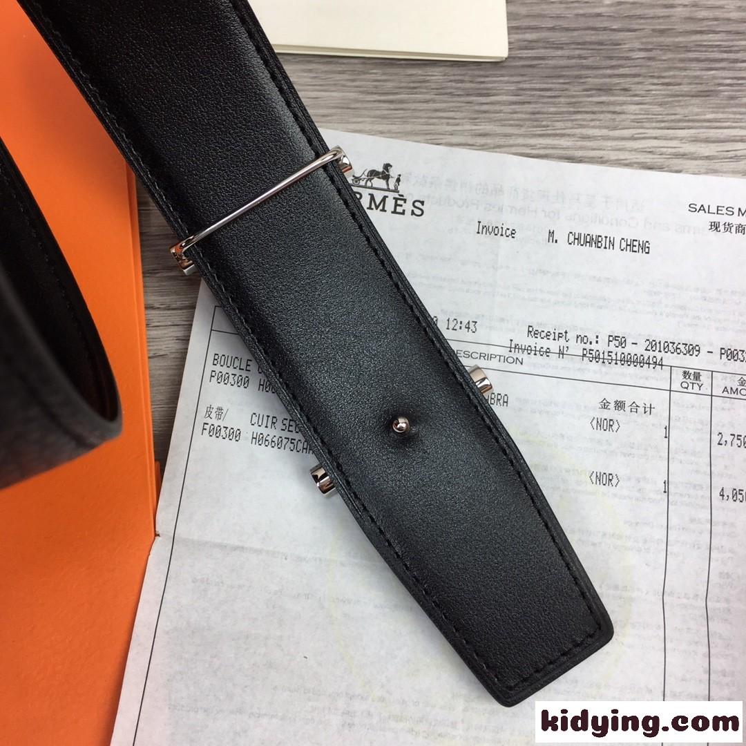 エルメス ベルト コピー 定番 合わせやすい Hロゴ レザーベルト-1