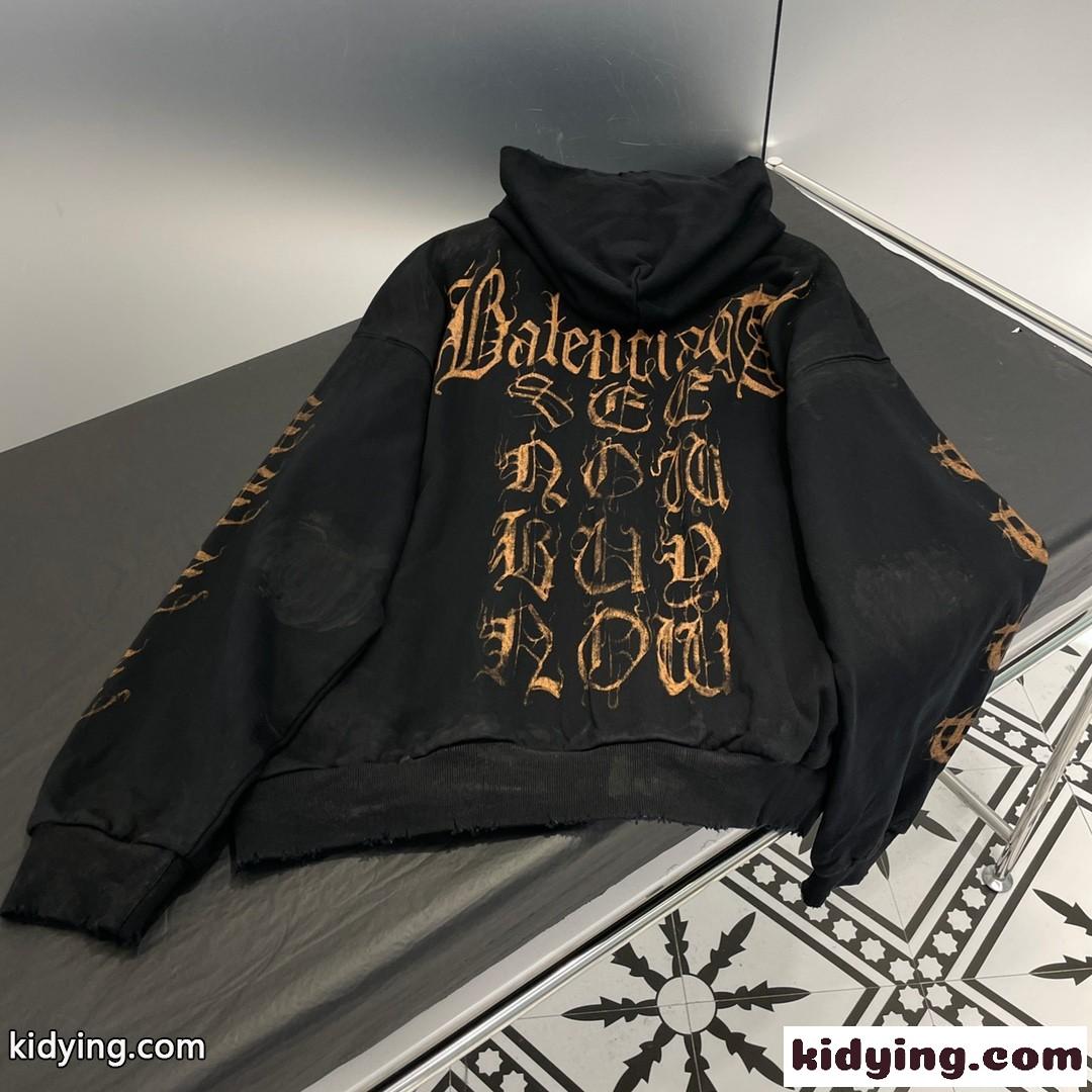大人気 バレンシアガ HEAVY METAL ジップアップ HOODIE オーバーサイズ コピー-4