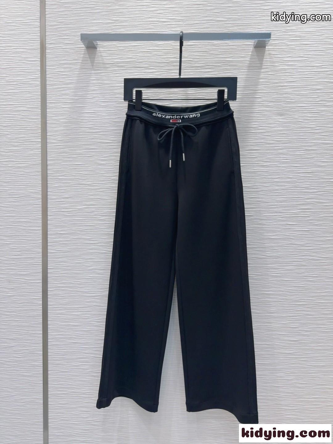 アレキサンダーワング パンツ コピー カジュアル 合わせやすい ロングパンツ ブラック-0