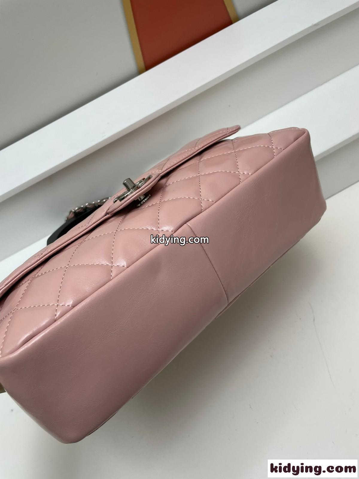 注目される ヴィンテージ フラップバッグ シャネル バッグ コピー レディース ピンク-3