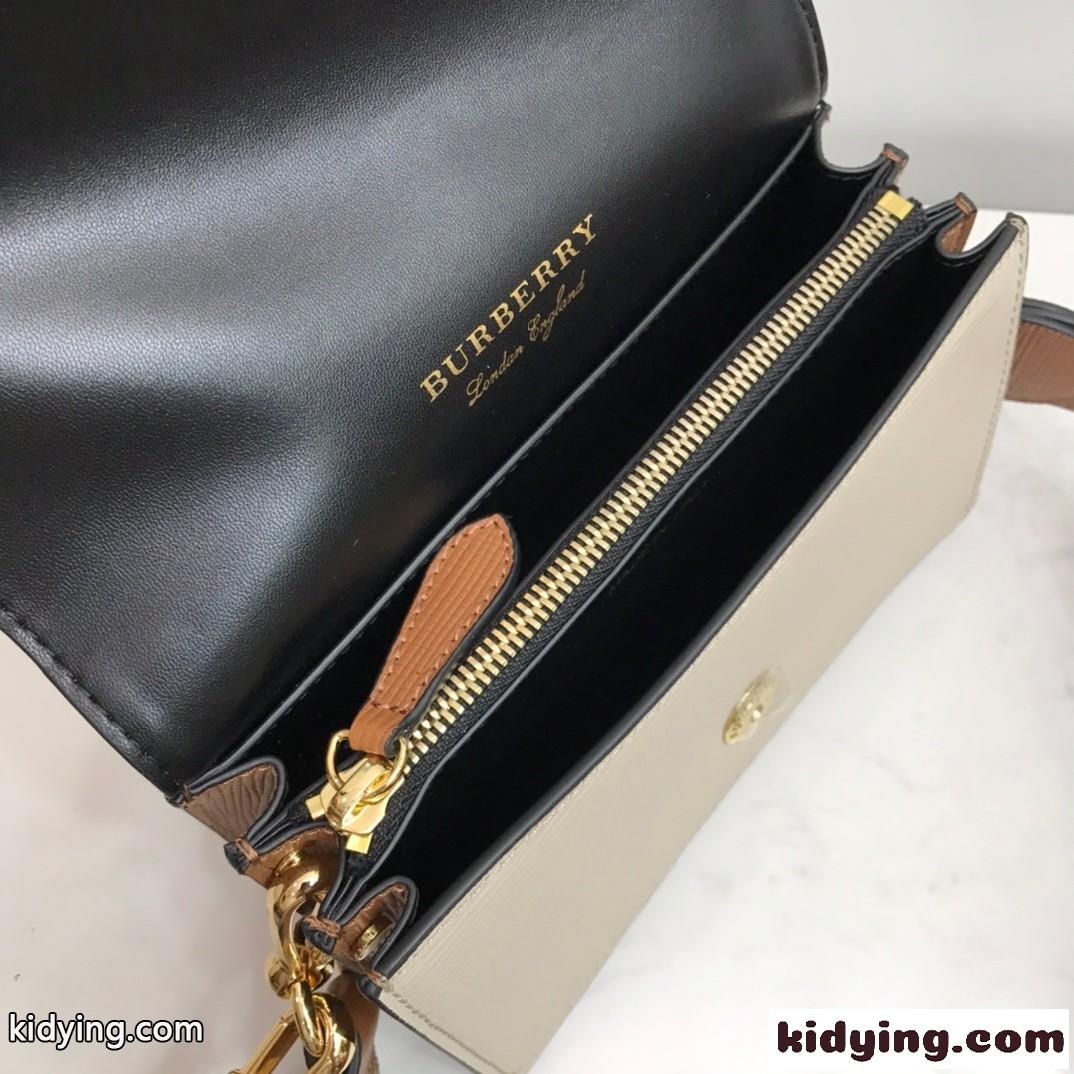 THE BUCKLE - HOUSE チェック レザー コンパクト お洒落 バーバリー バッグ コピー ショルダーバッグ-4