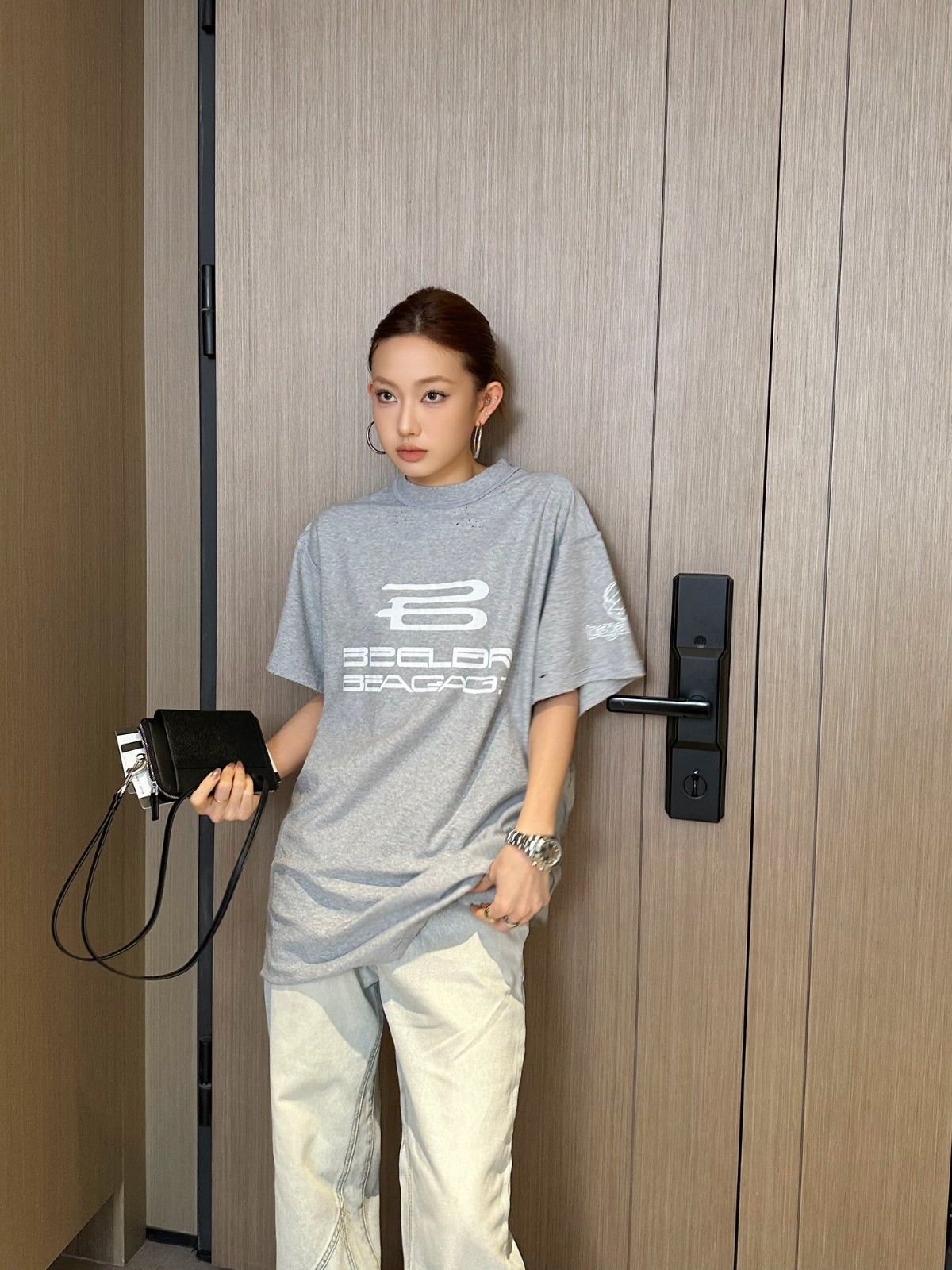 バレンシアガ 半袖Tシャツ コピー オーバーサイズ カジュアル Tシャツ ユニセックス-5